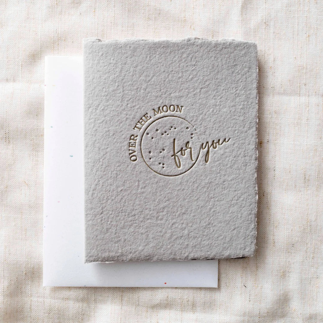 Over The Moon For You | Greeting Card