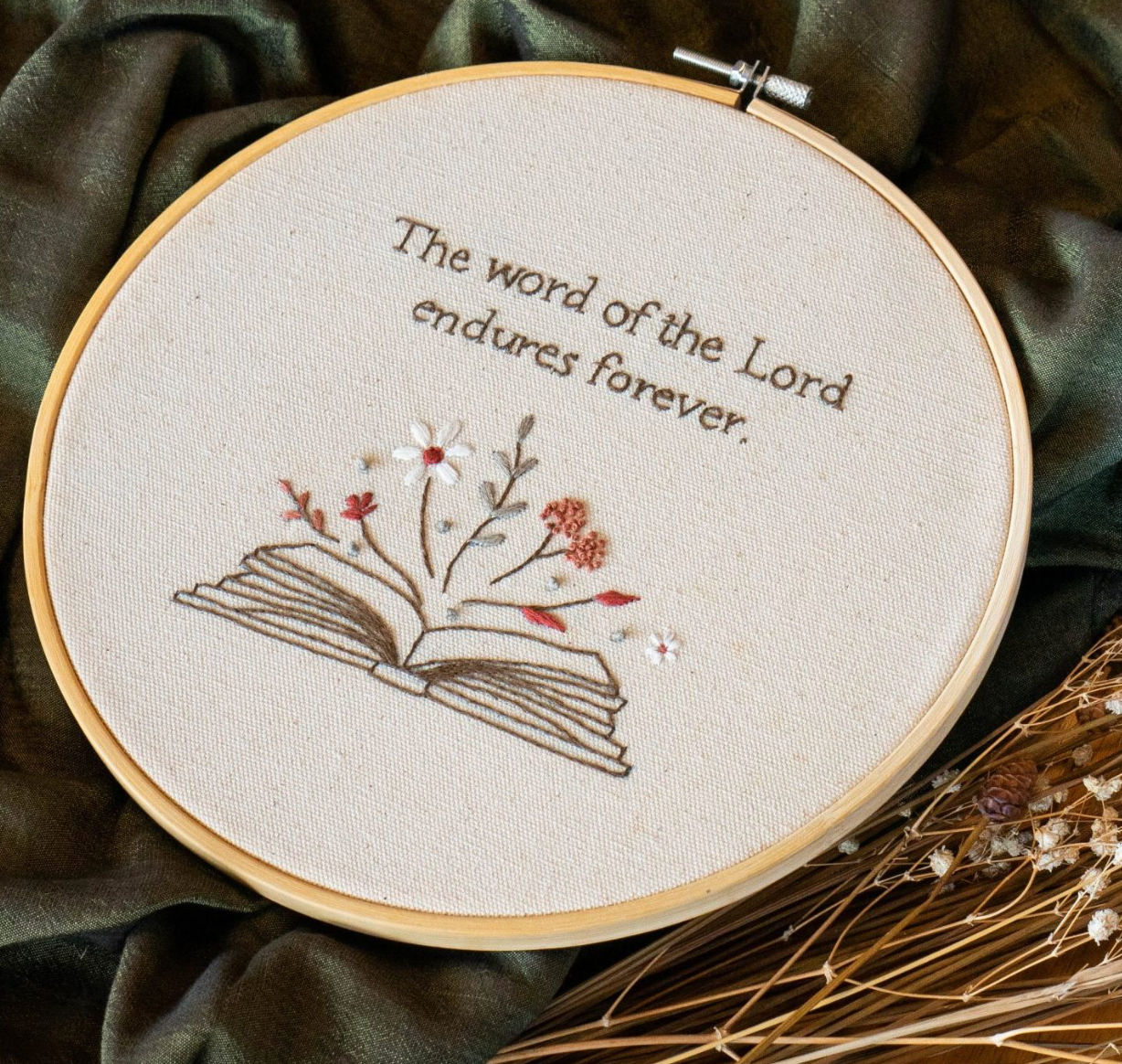 Word of the Lord - Large Embroidery Hoop