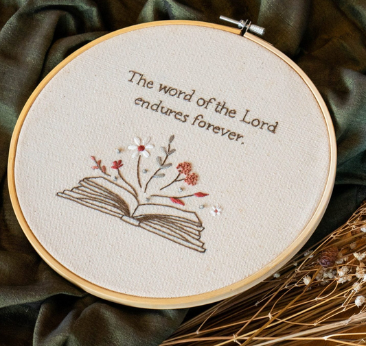 Word of the Lord - Large Embroidery Hoop