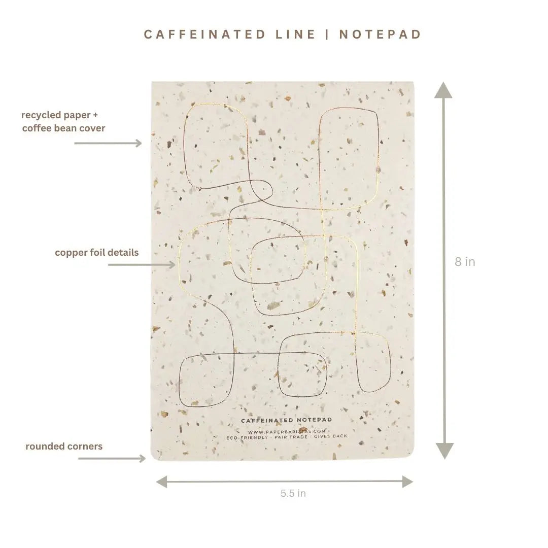Journal & Notepad | Recycle Coffee Bean Grounds Paper