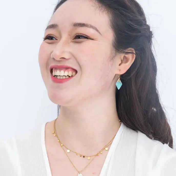 Confetti Necklace in Gold