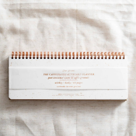 Desk Planner | Coffee Paper Weekly Undated Calendar