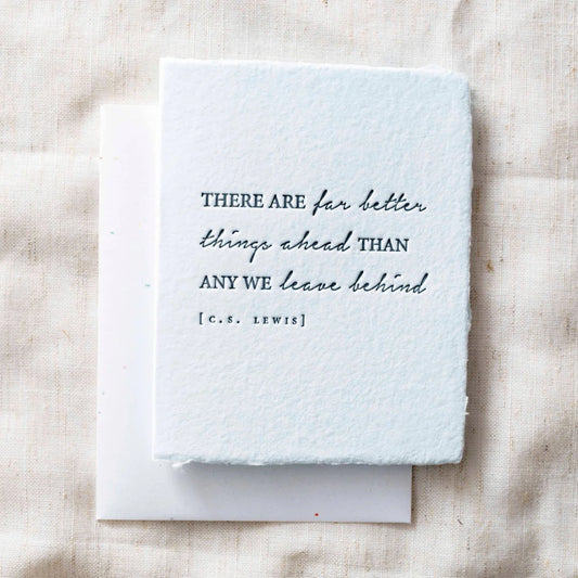 Better Things Ahead - C.S. Lewis | Greeting Card