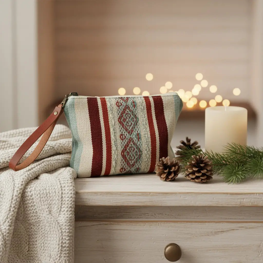 Handwoven Pouch in Haven