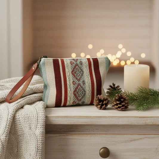 Handwoven Pouch in Haven
