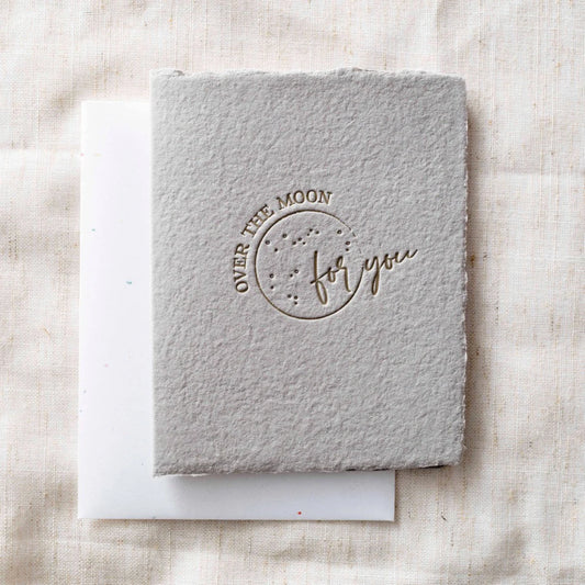 Over The Moon For You | Greeting Card