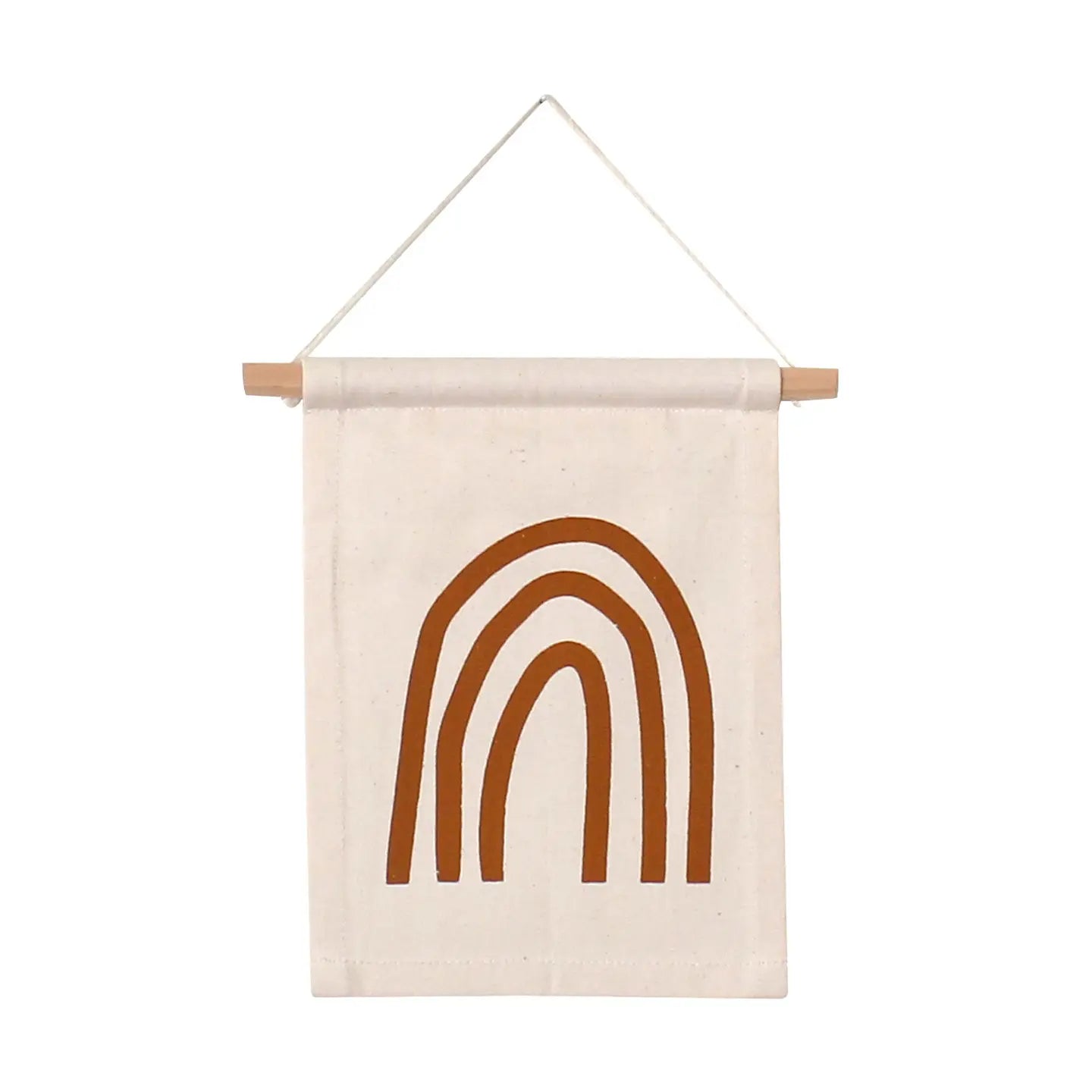 Rust Rainbow Canvas Hang Sign